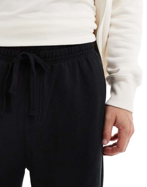 Cotton On Baggy cuffed track pant in black  