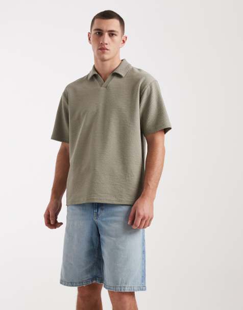 Cotton On baggy denim short in casette blue - view 1