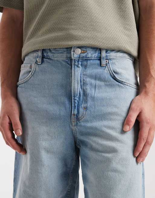 Cotton On baggy denim short in casette blue, 5 of 5
