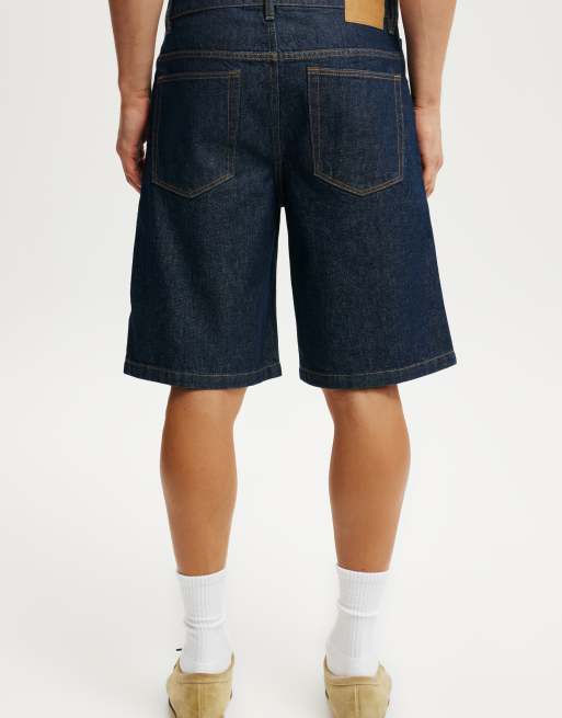 Cotton On Baggy denim short in shutter blue, 2 of 4