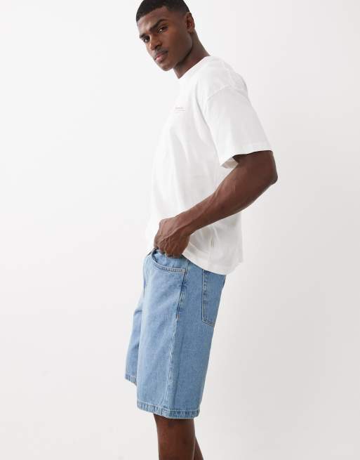 Cotton On baggy denim shorts in verve blue, 3 of 5