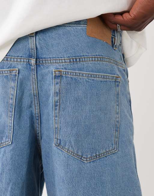 Cotton On baggy denim shorts in verve blue, 5 of 5