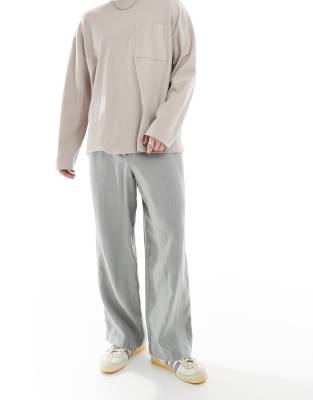 COTTON:ON COTTON ON BAGGY FIT LINEN PANTS 