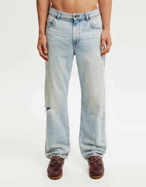 Cotton On Baggy jean in renaissance blue - LBLUE