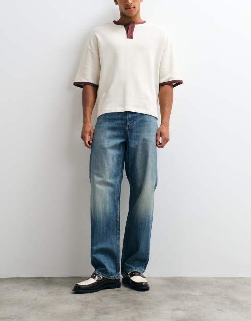 Cotton On baggy jean in tansmission blue, 3 of 5