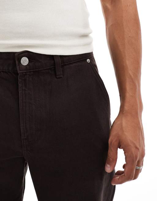 Cotton On - Baggy jeans in puur chocoladebruin, 5 van 5