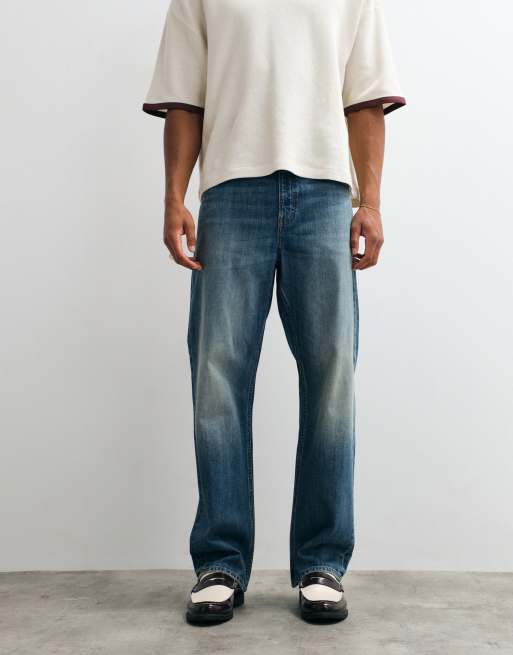 Cotton On baggy jeans in tansmission blue, 2 of 5