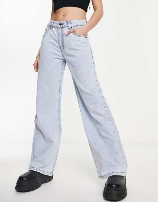 Cotton On - Baggy jeans met lage taille in lichte wassing 