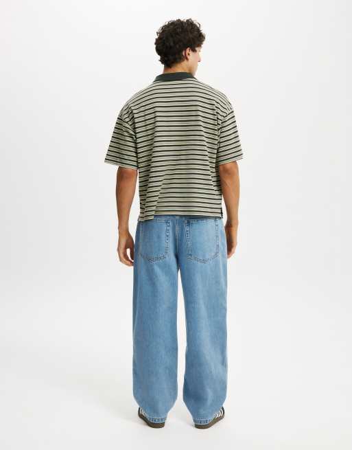 Cotton On Baggy skater jean in blue, 4 of 4