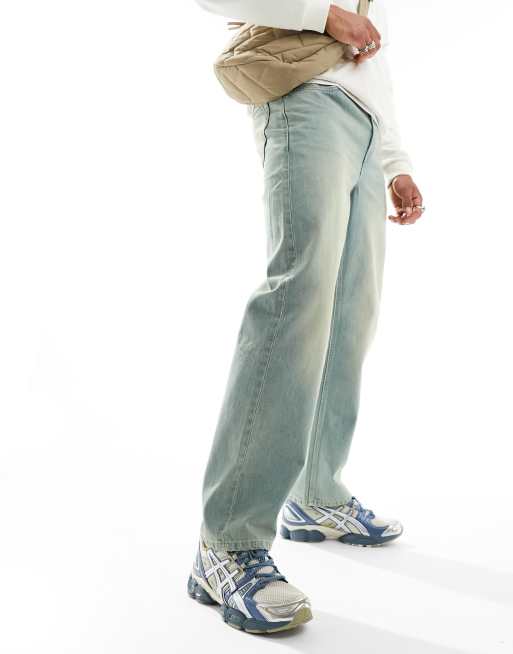 Cotton On baggy skater jeans in retro overdye blue tint , 5 of 5