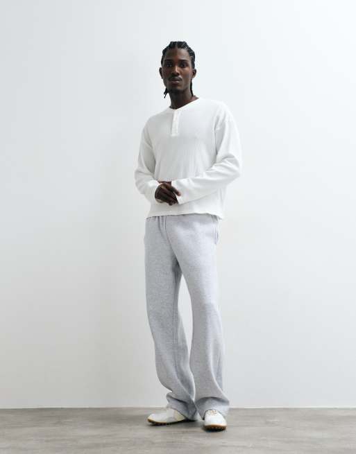 Cotton On baggy track jogger in grey marle, 5 of 5