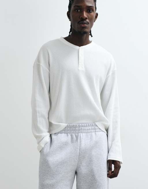 Cotton On baggy trackies in grey marle, 3 of 5