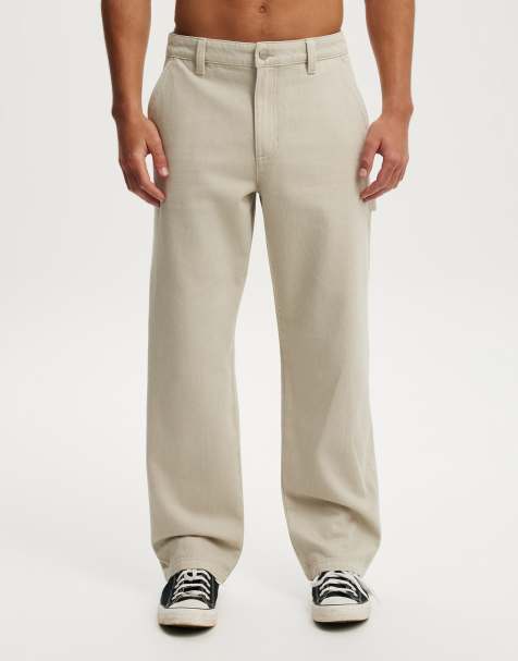Cotton On Baggy worker pant in beige - view 1
