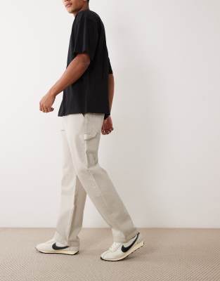 Cotton On Baggy Worker Pants In Neutral