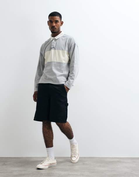 Cotton On baggy worker short in black - view 1