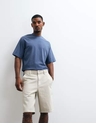 Cotton On Baggy Worker Short In Neutral