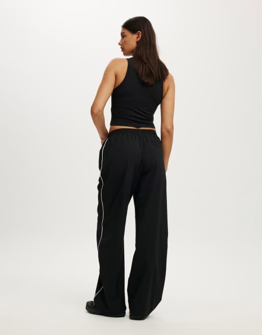 Cotton On Baggy woven sweatpant in black, 4 of 4