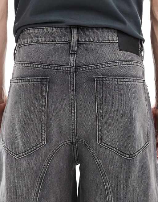 Cotton On balloon fit baggy jeans in grunge gray, 4 of 5