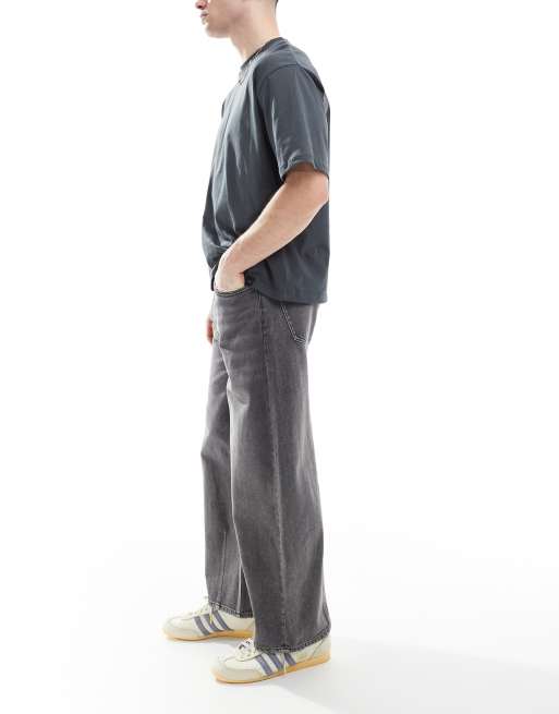 Cotton On balloon fit baggy jeans in grunge gray
