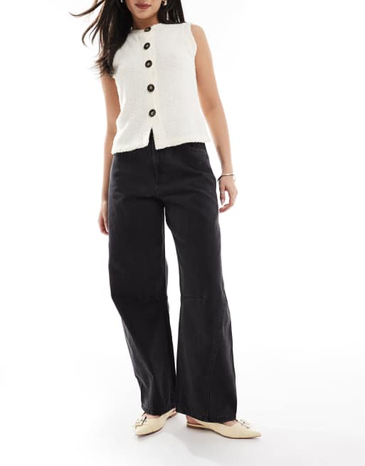 Cotton On Barrel jean in black - BLACK