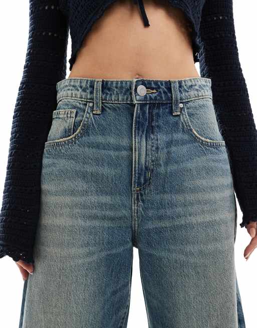 Cotton On barrel jeans in blue 