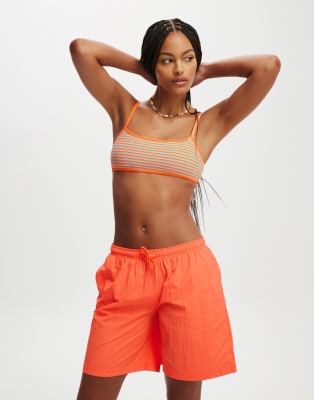 Cotton On Beach board short in orange - ORANGE - view 1