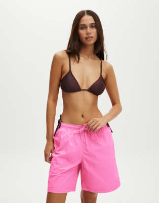 Cotton On Beach board short in pink - PINK - view 1