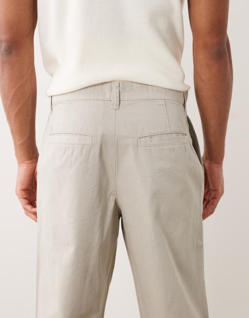 Cotton On - Beige posede bukser med plisseringer, 5 af 5