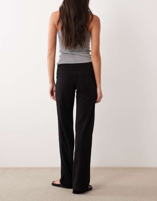 Cotton On - Bella - Broek met rechte pijpen in zwart  , 5 van 5