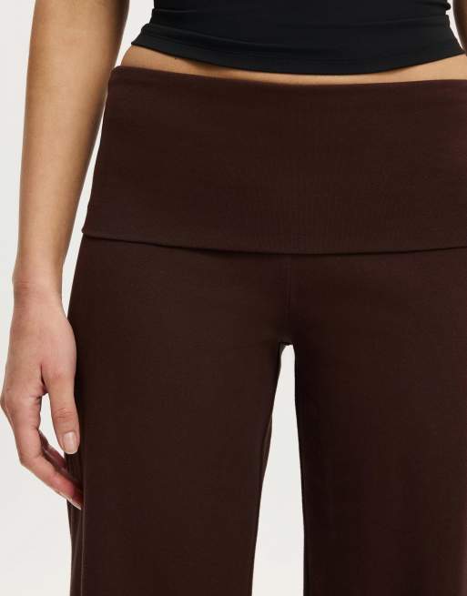 Cotton On Bella straight leg pant in brown, 4 of 4