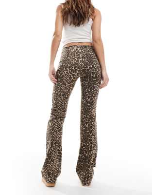 Shop Cotton:on Cotton On Bella Turnover Bootleg Pants In Multi