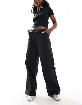 Cotton On Benny cargo pant in black - view 1