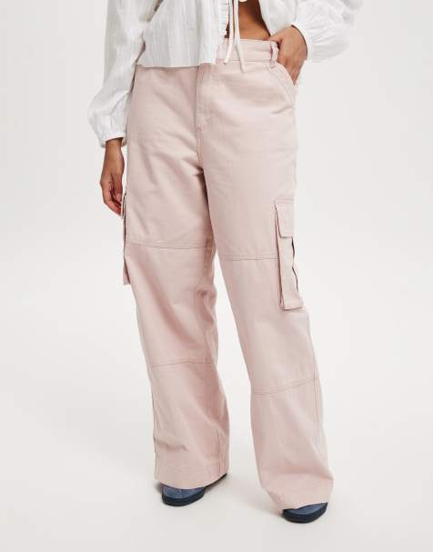 Cotton  On Benny cargo pant in pink - view 1