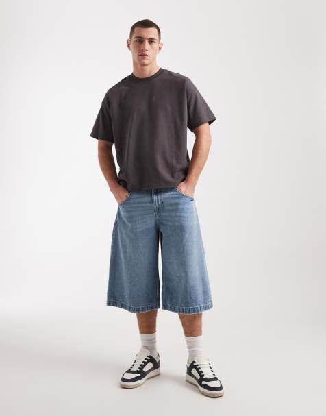 Cotton On - Bermuda ultra baggy style années 2000 - Bleu solace - view 1