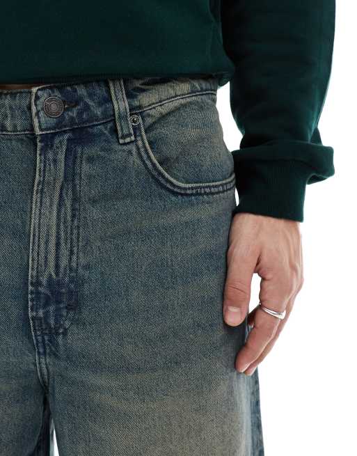 Cotton On - Bermuda ultra baggy style années 2000 - Bleu délavé, 5 de 5