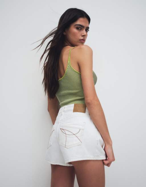 Cotton On – Białe szorty jeansowe w stylu vintage, 3 z 7