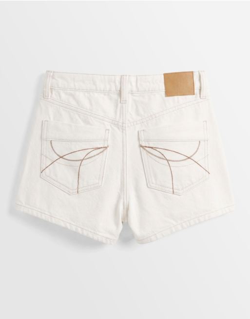 Cotton On – Białe szorty jeansowe w stylu vintage, 7 z 7