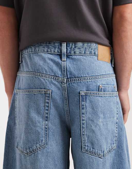 Cotton On - Blå baggy 00'er jorts, 4 af 5