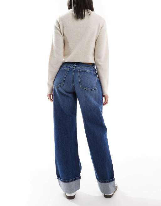 Cotton On – Blå, baggy, lediga jeans med vida ben och muddar, 2 av 5