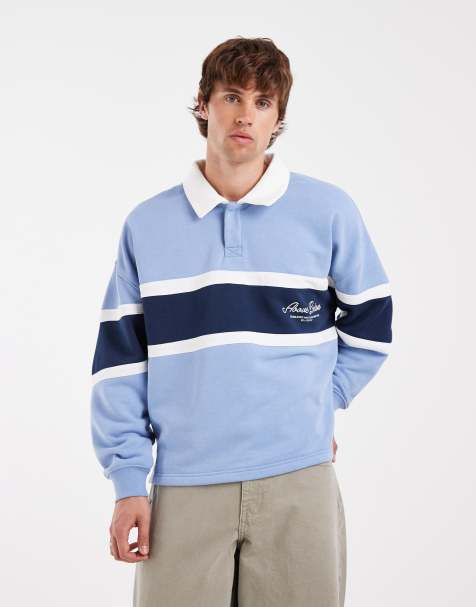 Cotton On - Blå cropped fleece-polo med grafik - view 1