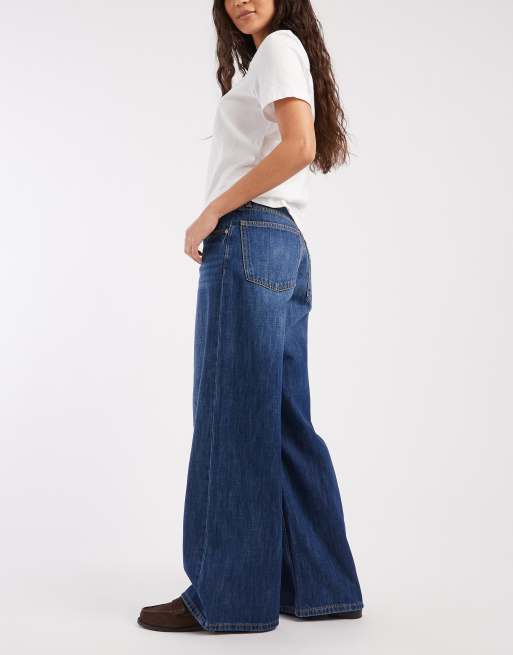 Cotton On – Blå jeans med vida ben och låg midja, 2 av 5