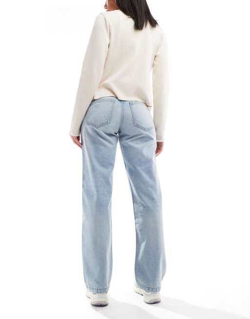 Cotton On - Blå lavtaljede jeans med lige ben , 2 af 5