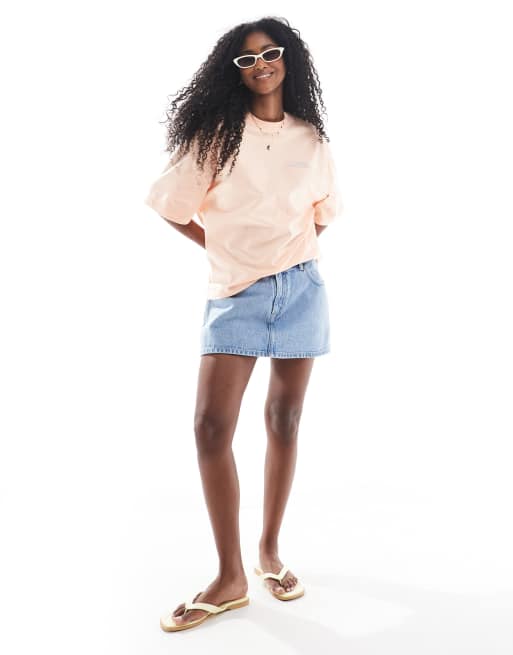 Cotton On - Blå mini-skort i denim, 2 af 5
