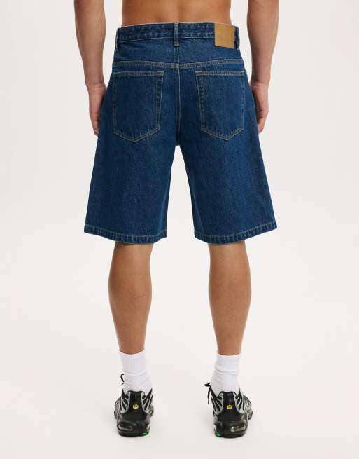 Cotton On - Blå posede denimshorts, 4 af 4