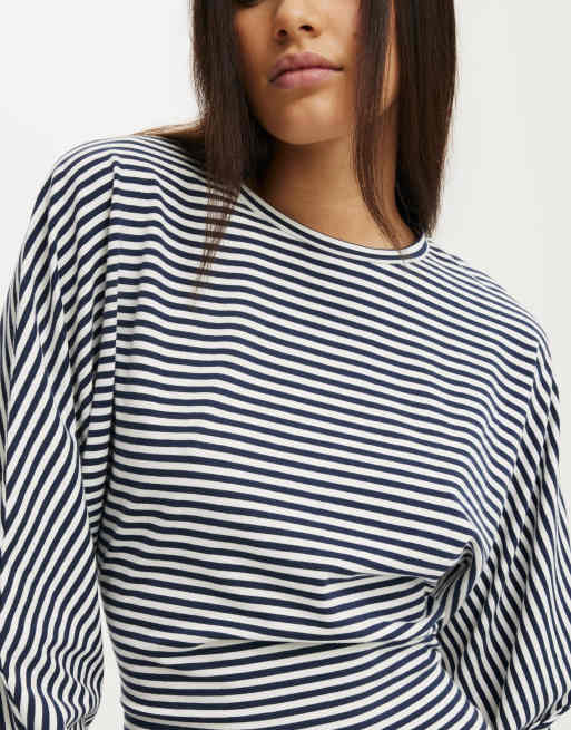Cotton On Blair batwing long sleeve in navy, 3 of 4