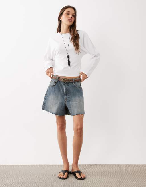 Cotton On Blair batwing long sleeve top in white, 3 of 4