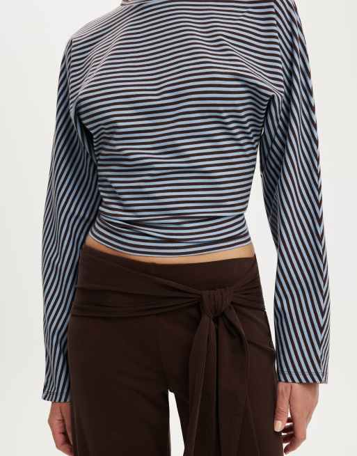 Cotton On Blair batwing stripe long sleeve in multi, 3 of 4