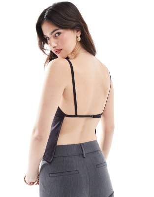 Cotton:on Cotton On Blair Open Back Cami Top In Black