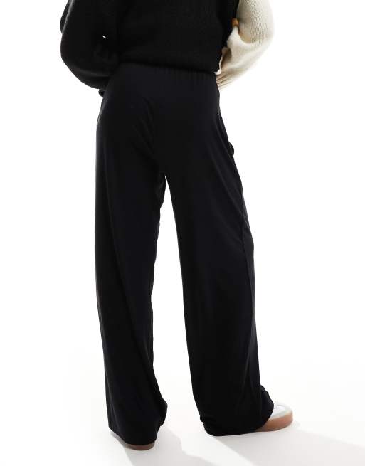 Cotton On blair wide leg pant in black, 4 of 5