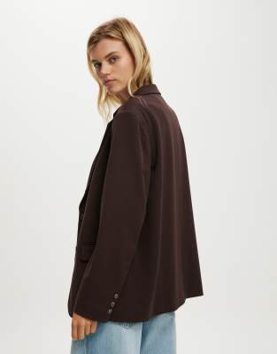 Cotton:on Cotton On Blazer In Brown